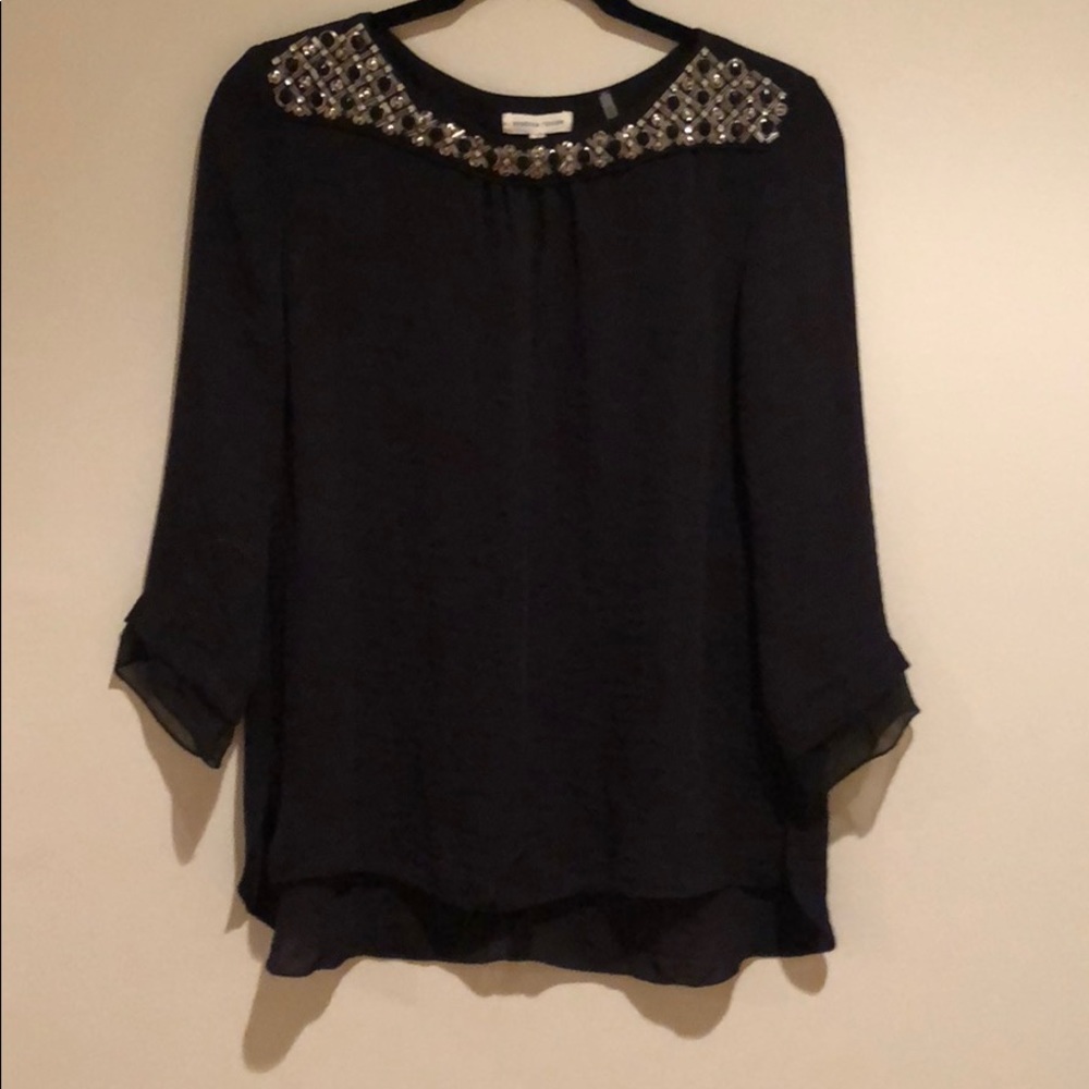 Rebecca Taylor Embellished Blouse